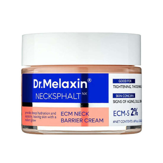 Stiprinošs barojošs krēms kaklam Dr.Melaxin Necksphalt ECM Neck Barrier Cream